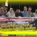 Pawai Obor Meriahkan Malam Idul Adha 2025 di Kelurahan Bailo.