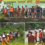 Bupati Tojo Una-Una, Ilham Tinjau Langsung Kondisi Kerusakan Jembatan Penghubung di Desa Bongkakoi 